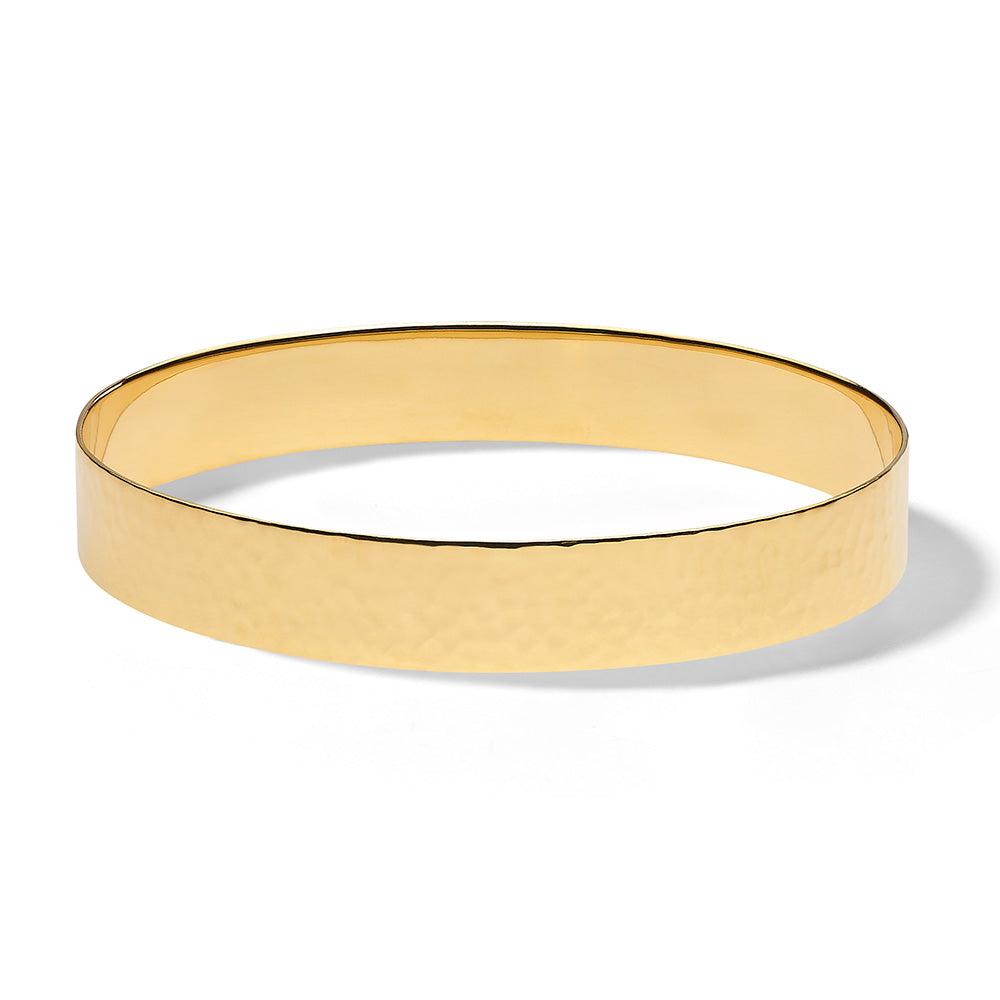 Crinkle Hammered Bangle
