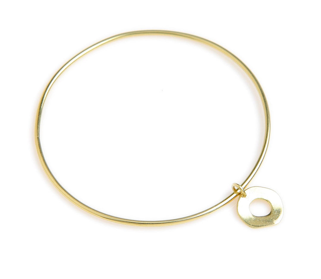 Charm Bangle With Small Circle