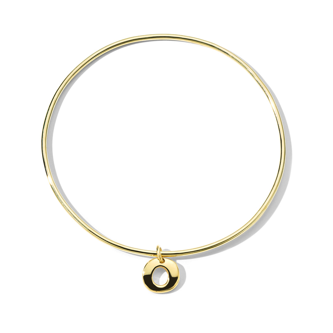 Charm Bangle With Single Mosaic
