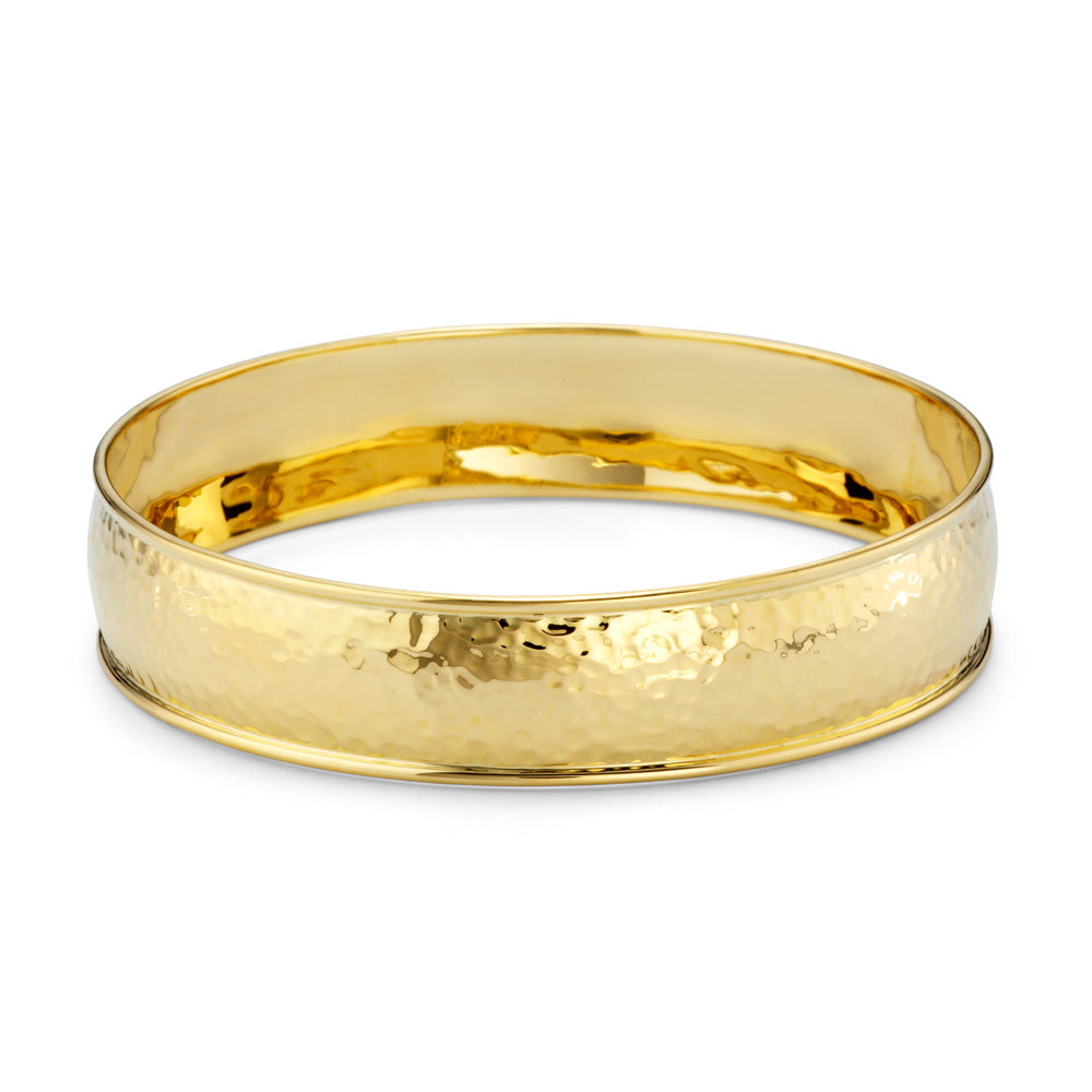 Narrow Hammered Bangle