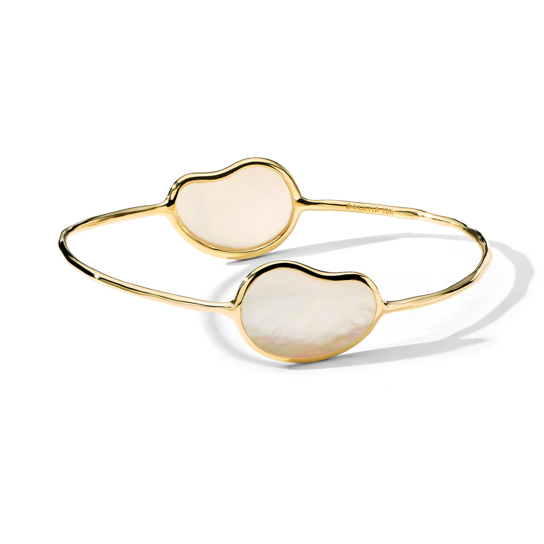 2 Bean Bangle Bracelet