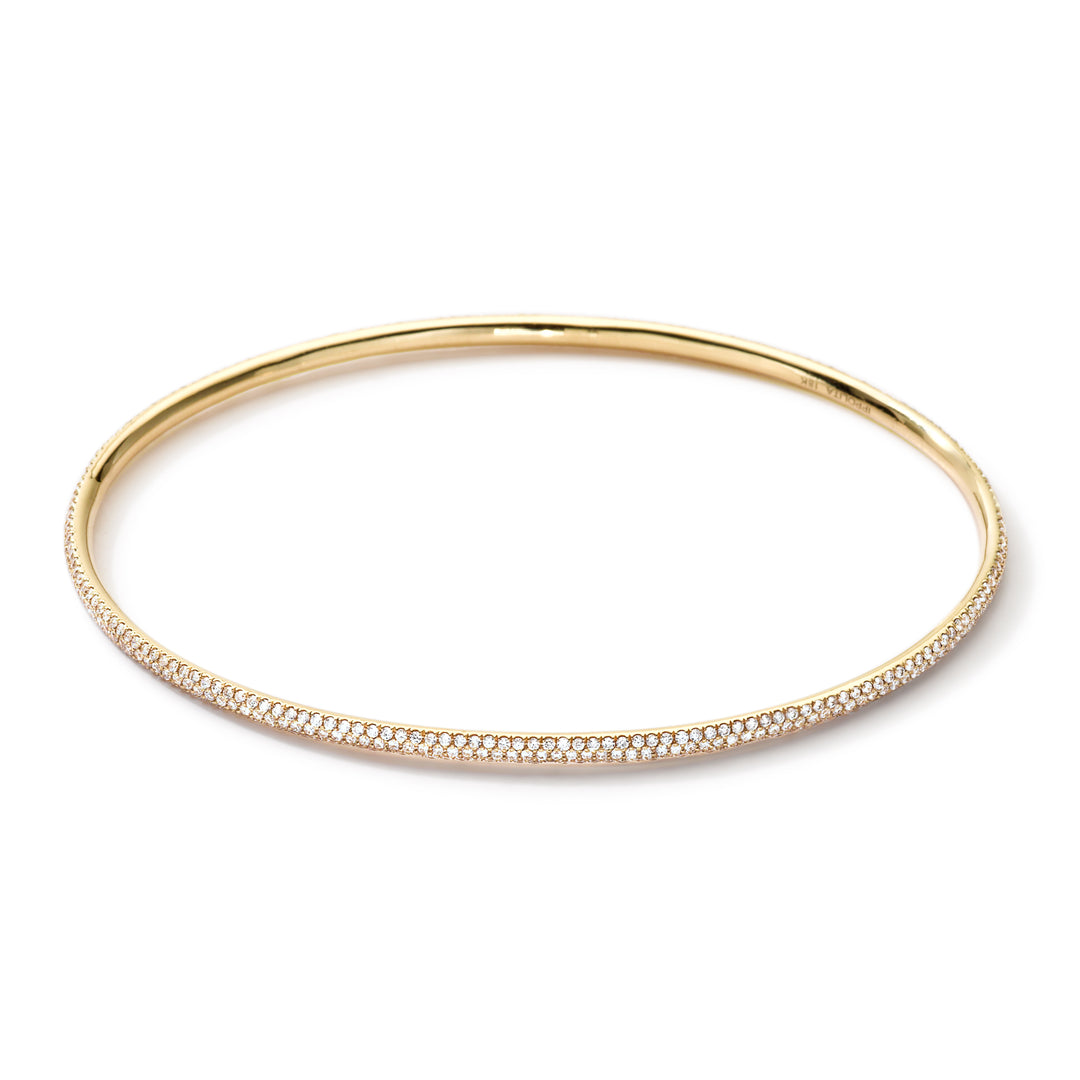Three-Row Pavé Bangle (2.30ctw)