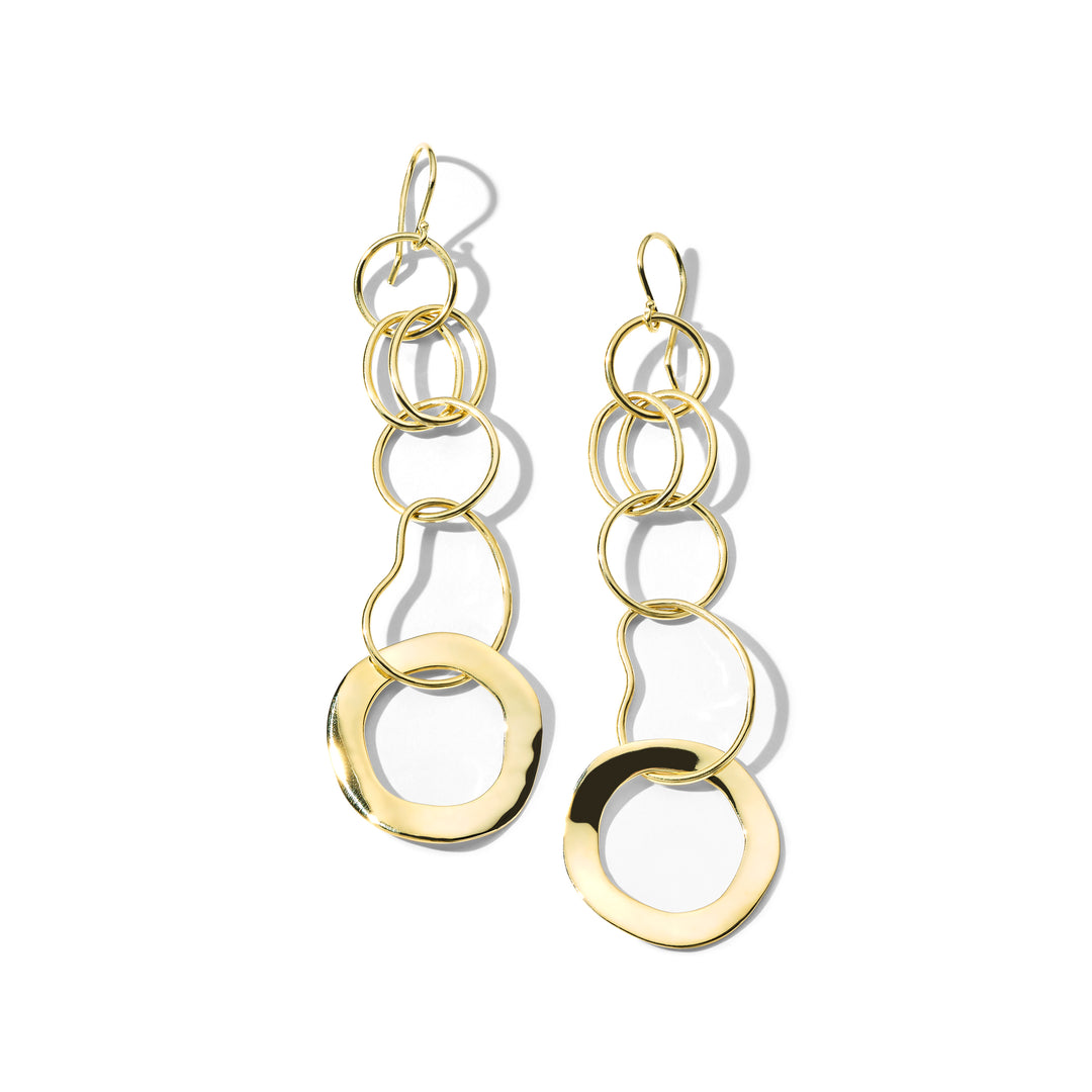 Wavy Modern Chain Earrings