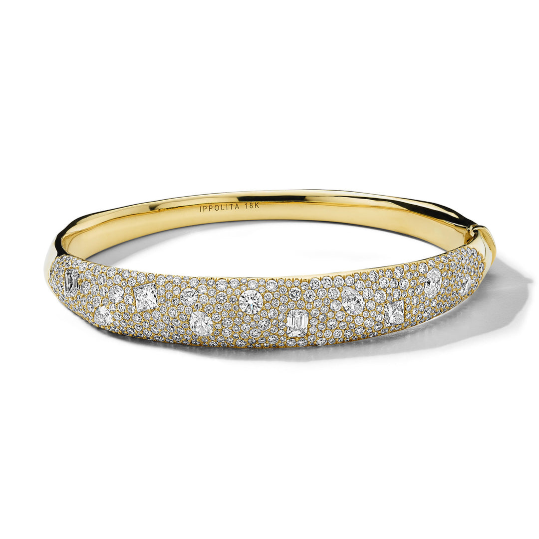 Pavé Hinged Bangle (6.10.ctw)