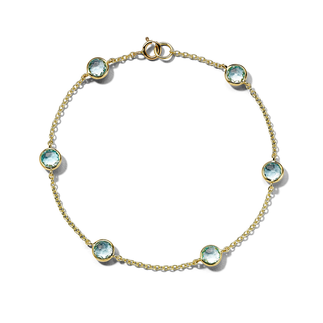 6-Stone Soft Confetti Bracelet