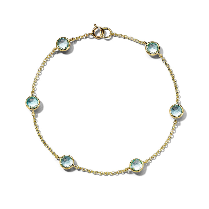 6-Stone Soft Confetti Bracelet