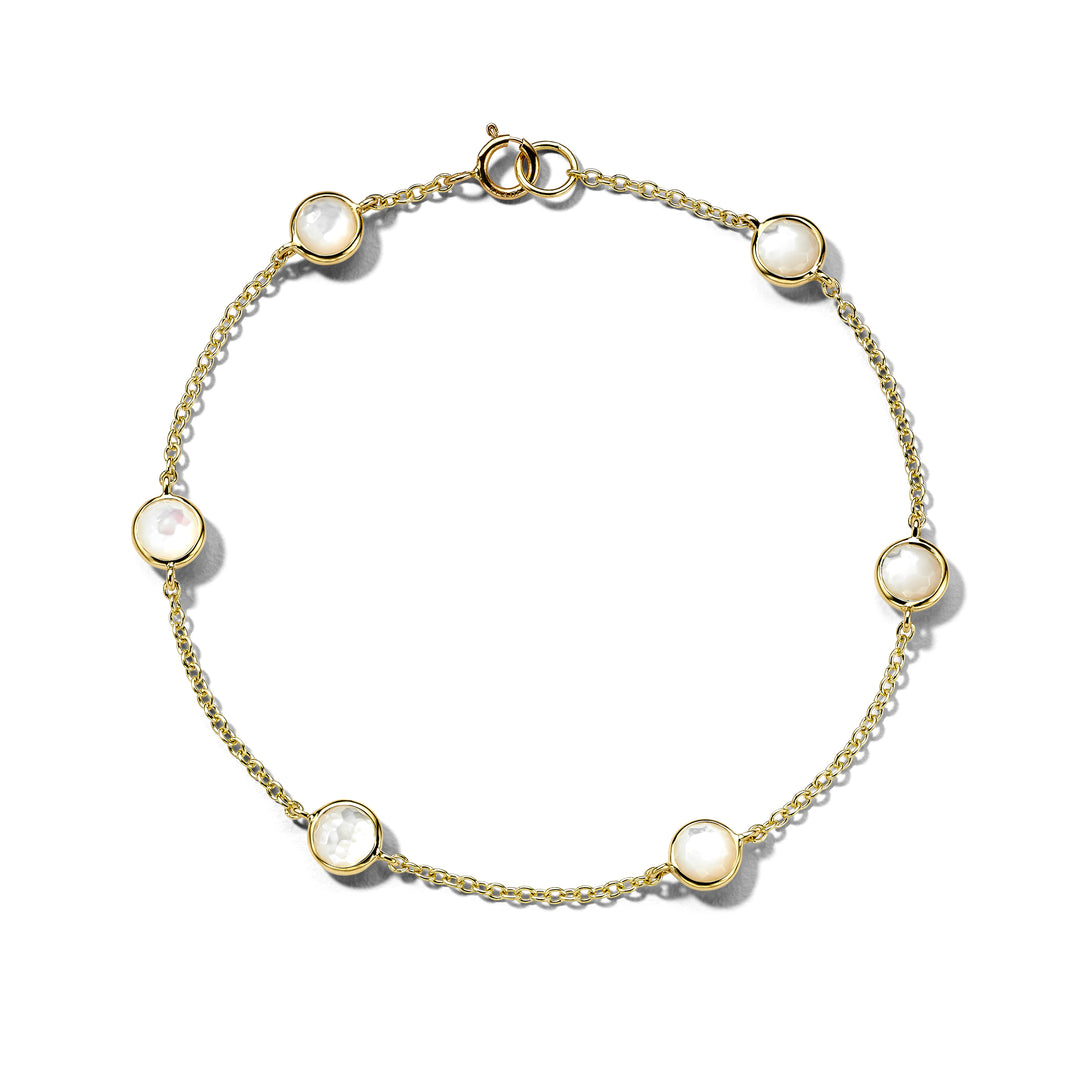 6-Stone Soft Confetti Bracelet