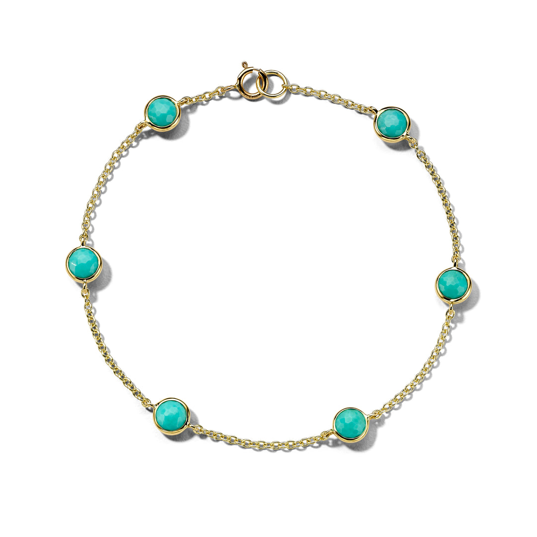 6-Stone Soft Confetti Bracelet