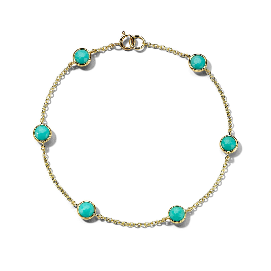 6-Stone Soft Confetti Bracelet