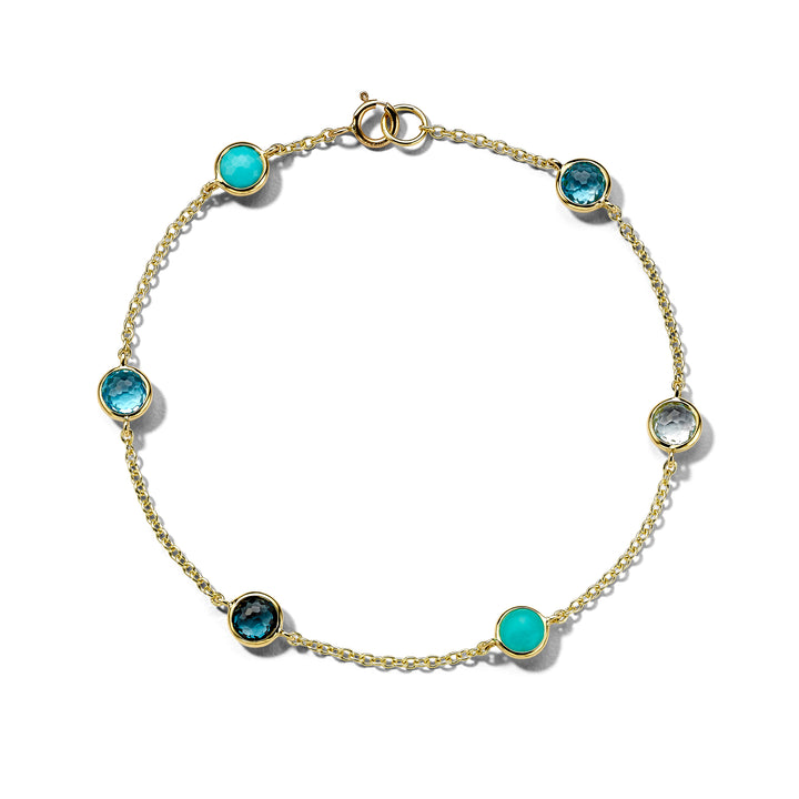 6-Stone Soft Confetti Bracelet