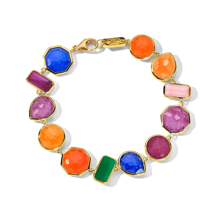 Large Stone Flexible Bracelet