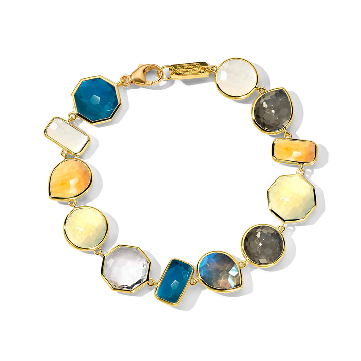 Large-Stone Flexible Bracelet