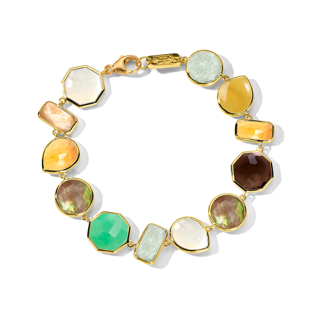 Large-Stone Flexible Bracelet