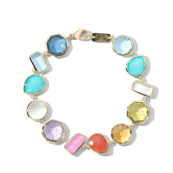 Large-Stone Flexible Bracelet