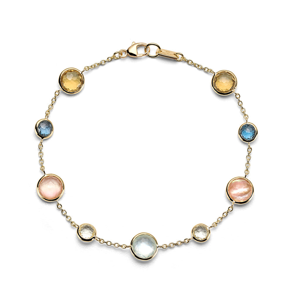 9-Stone Link Bracelet