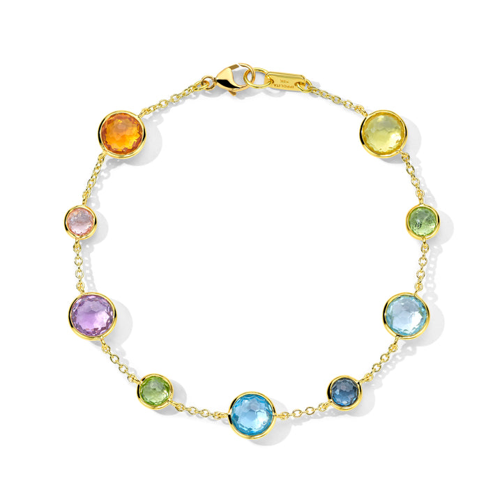 9-Stone Link Bracelet
