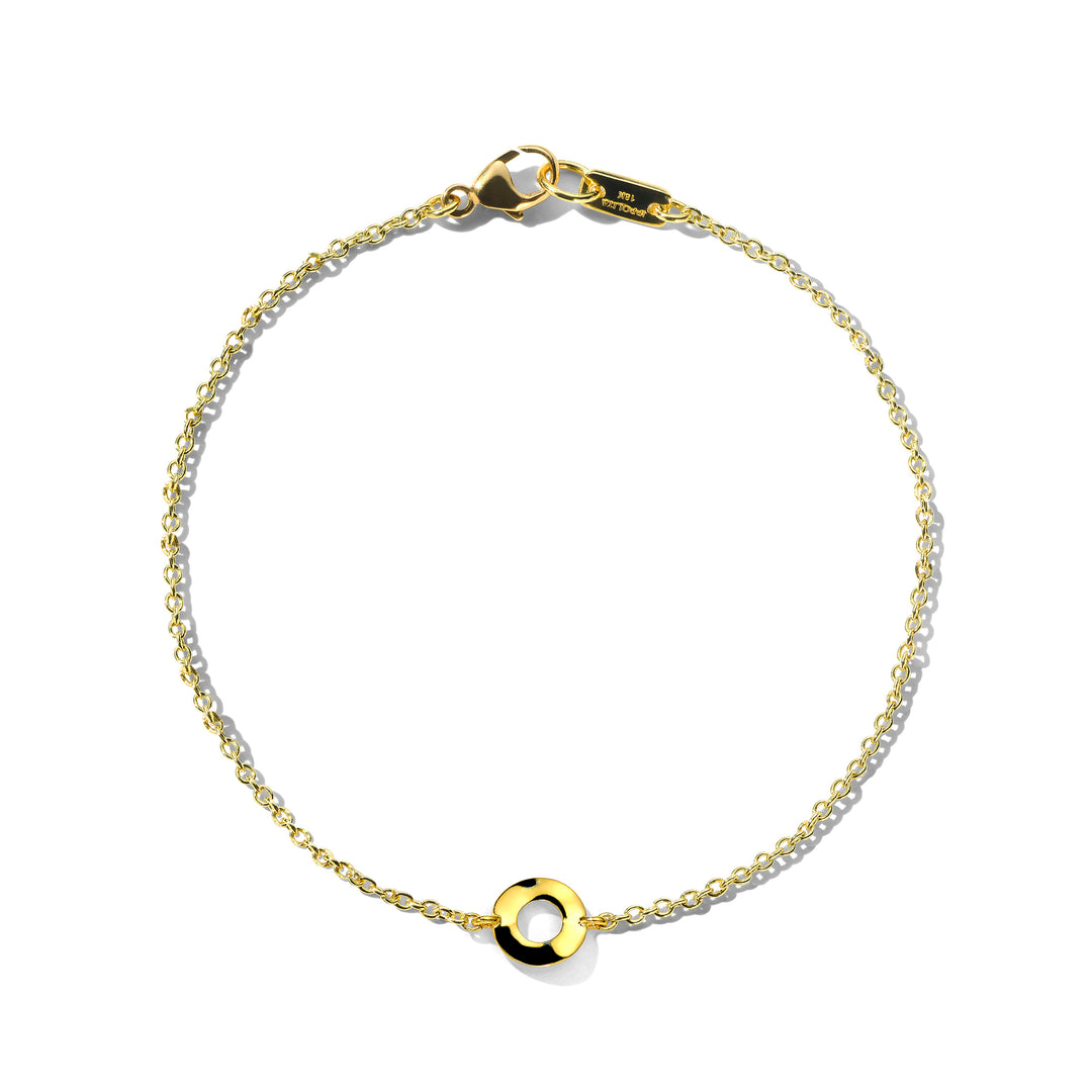 Single Mini Wavy Circle Bracelet