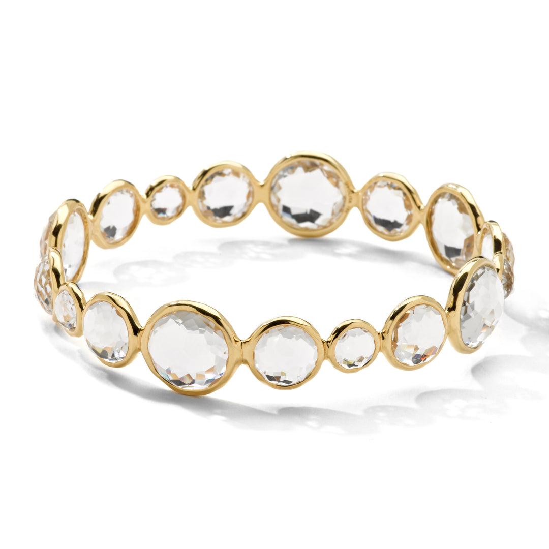 Large All Around Stone Bangle