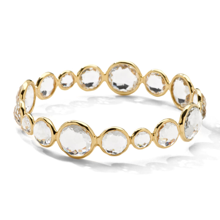 Large All Around Stone Bangle