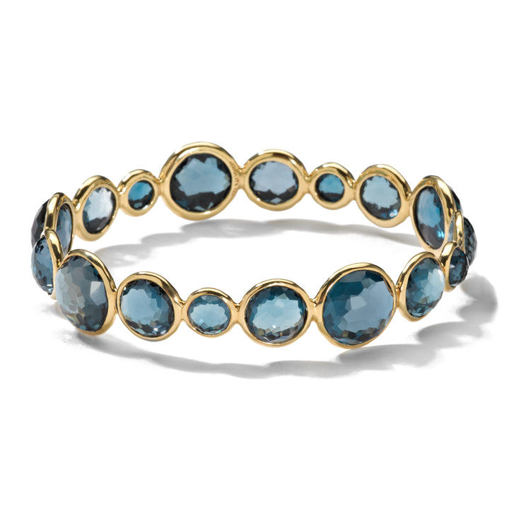 Large All Around Stone Bangle