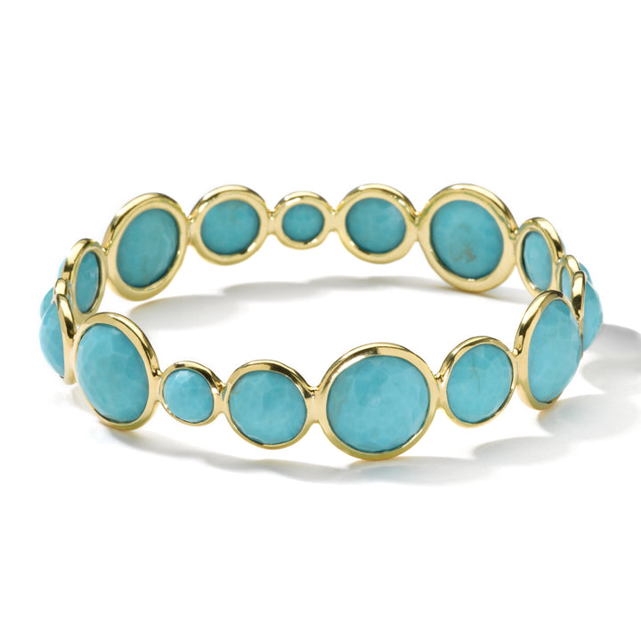 Large All Around Stone Bangle