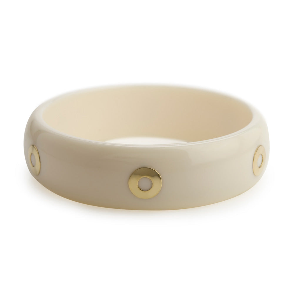 Resin Lifesaver Bangle in Ivory