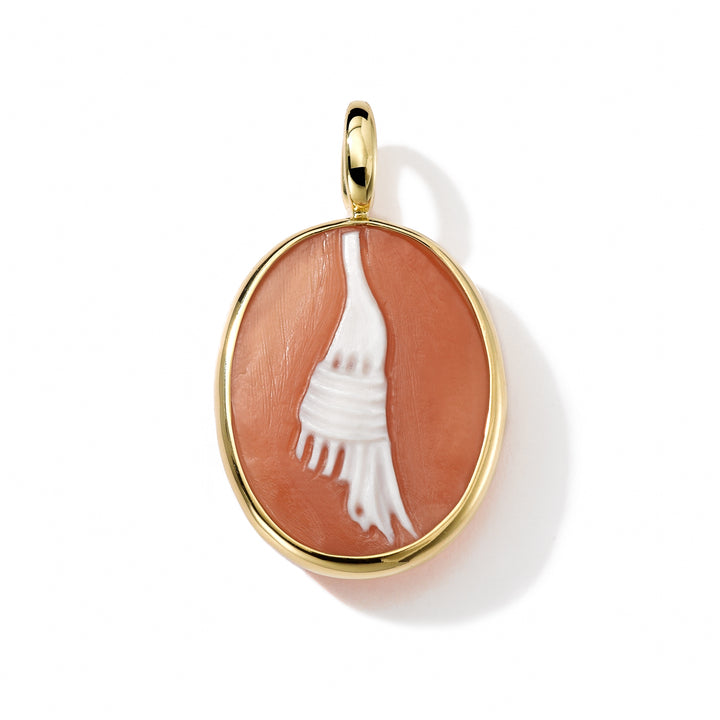 Oval Spaghetti Cameo Doublet Charm