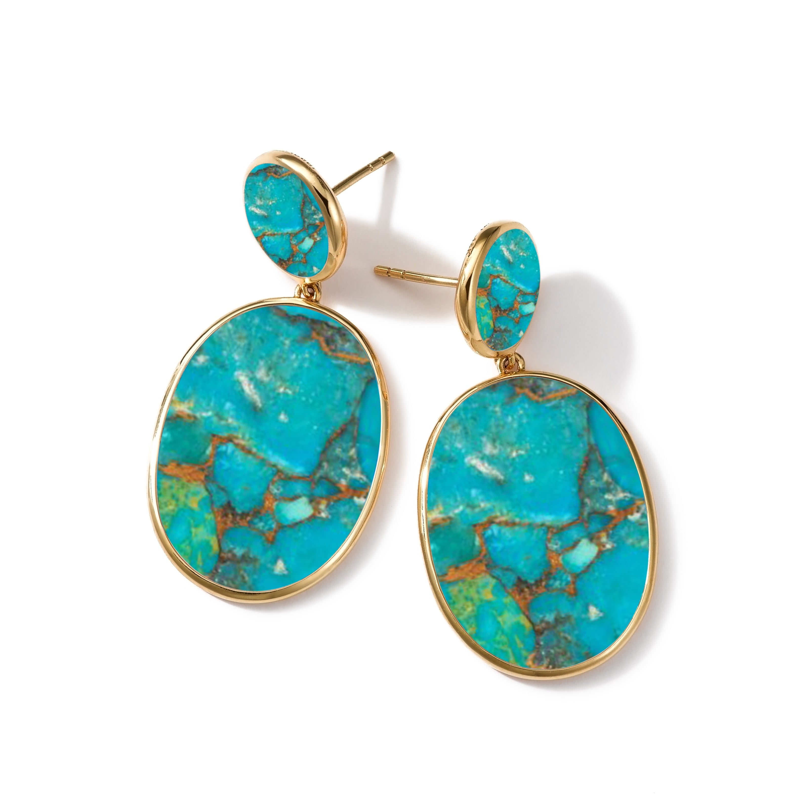 18K Gold Polished Rock Candy Snowman Earrings | IPPOLITA