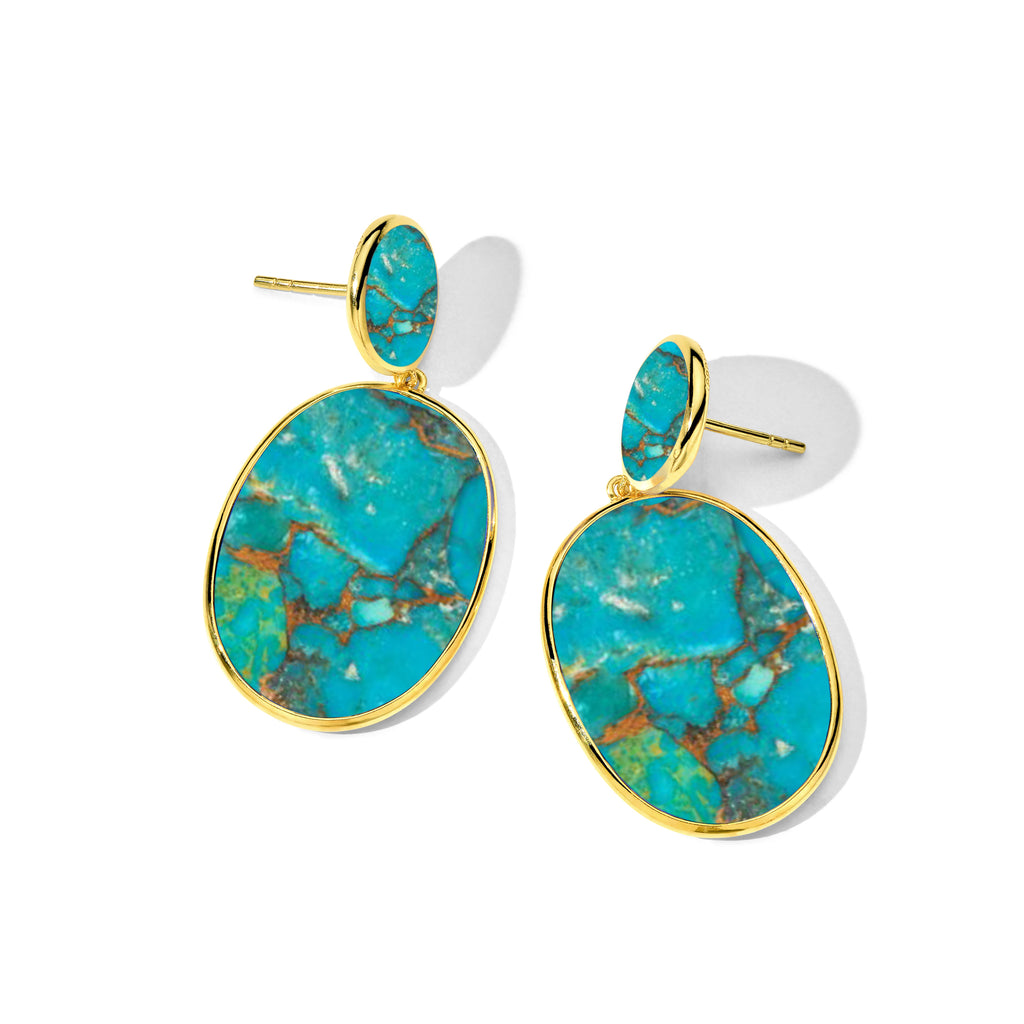18K Gold Polished Rock Candy Snowman Earrings | IPPOLITA