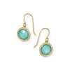 ROCK CRYSTAL OVER TURQUOISE DOUBLET