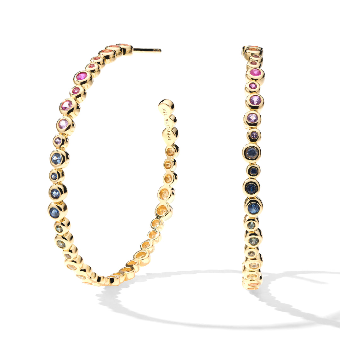 Medium Starlet Hoop Earrings