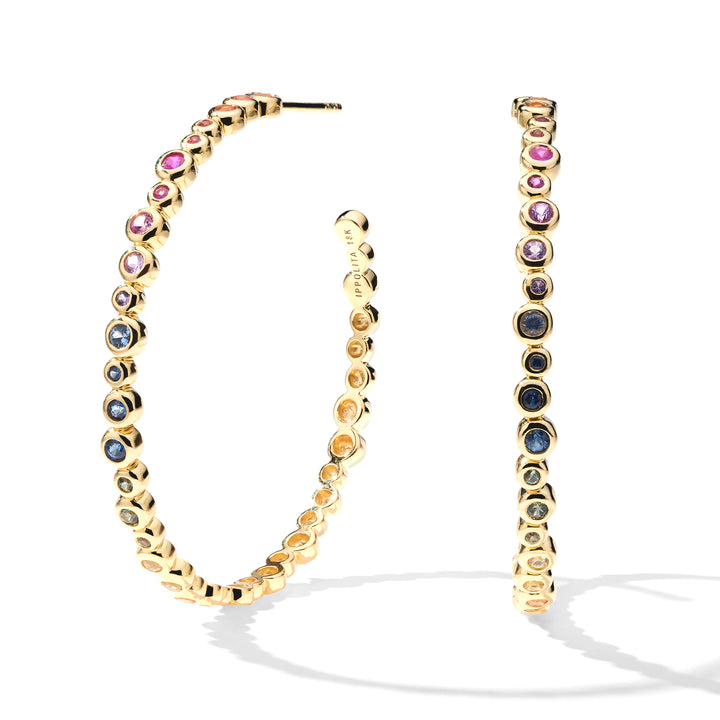 Medium Starlet Hoop Earrings