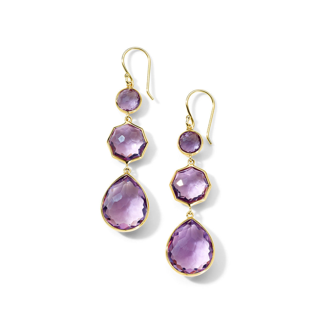 Purple Amethyst 18K Gold Crazy 8's Earrings - Product Detail | IPPOLITA