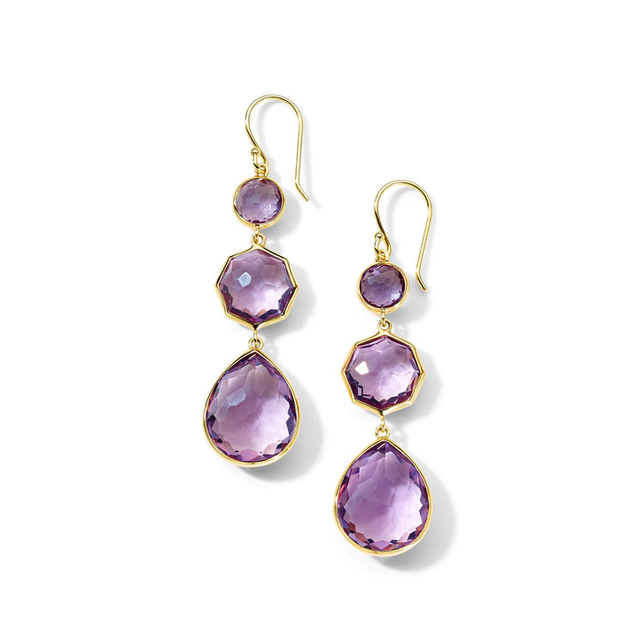 Purple Amethyst 18K Gold Crazy 8's Earrings - Product Detail | IPPOLITA
