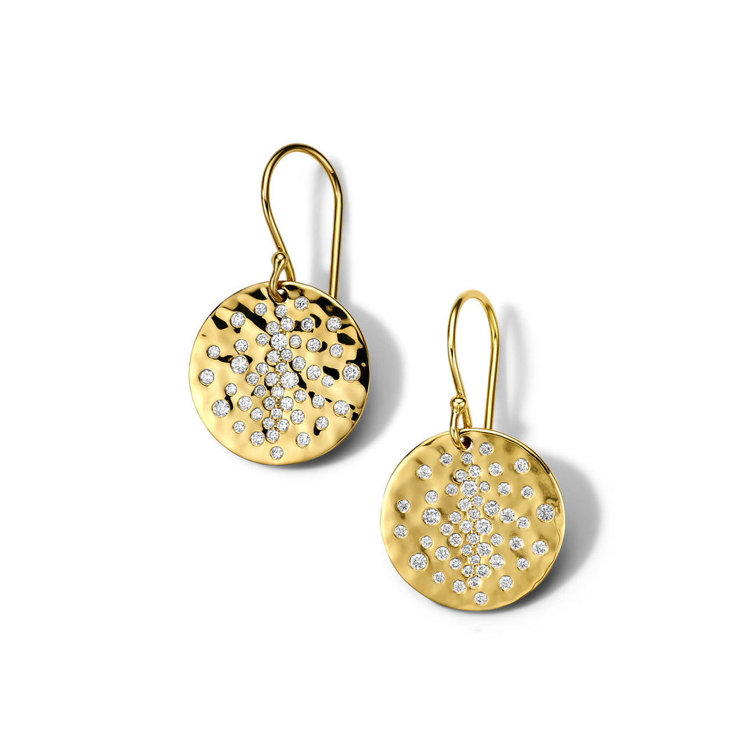 Round Crinkle Earrings