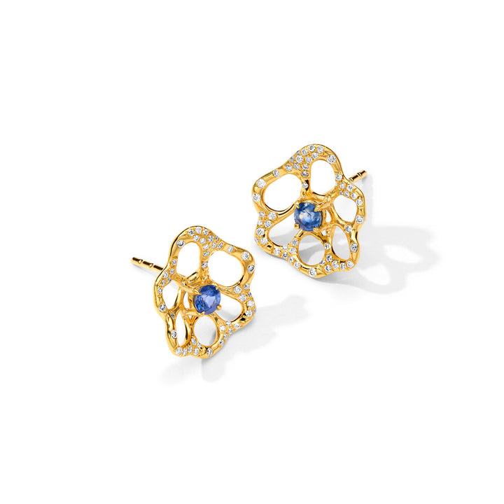 Small Flora Stud Earrings