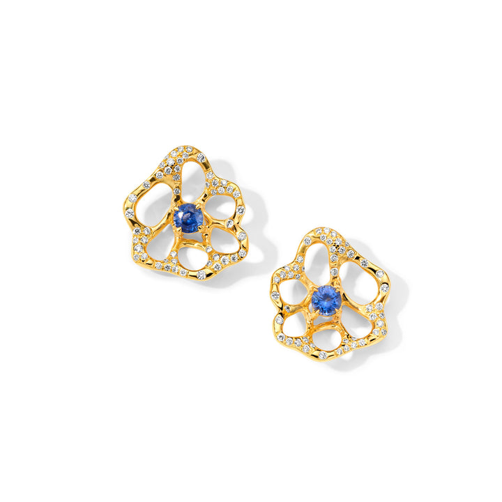 Small Flora Stud Earrings