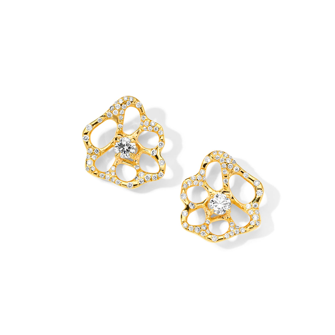 Small Flora Stud Earrings