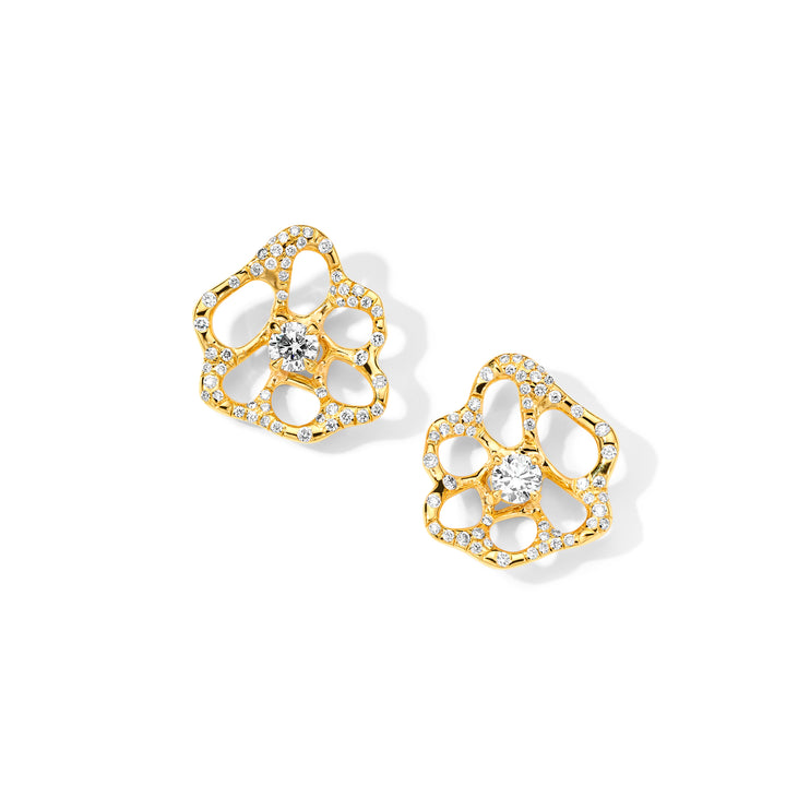 Small Flora Stud Earrings
