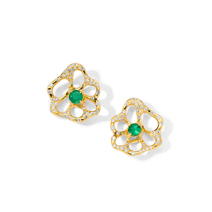 Small Flora Stud Earrings