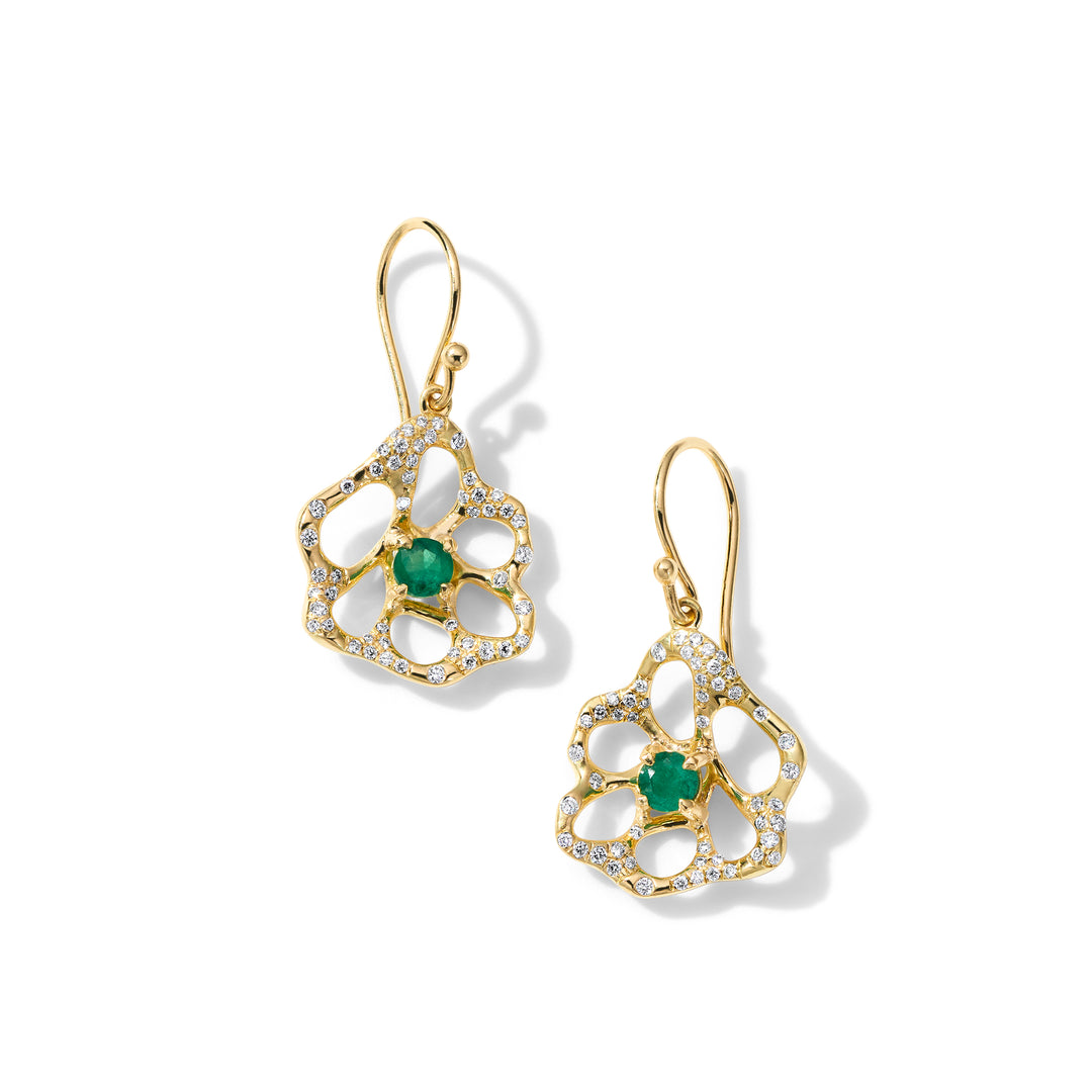 Small Flora Drop Earrings