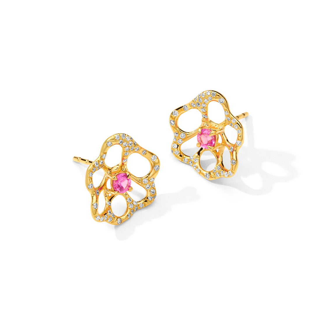 Small Flora Stud Earrings