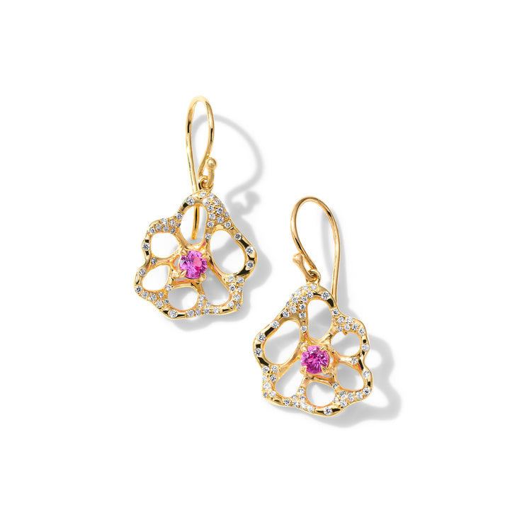 Small Flora Drop Earrings