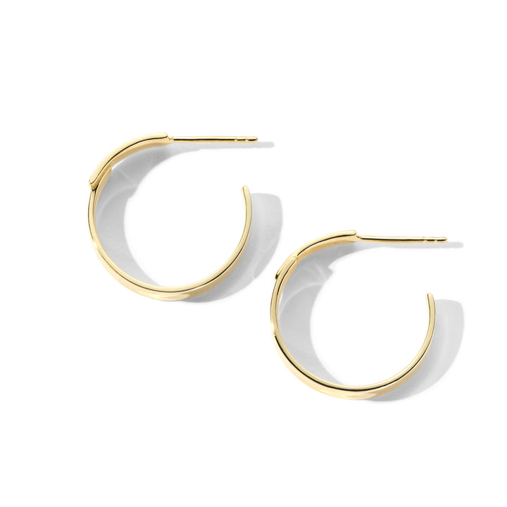 18K Gold Juliet Hoop Earrings - Side Profile | IPPOLITA