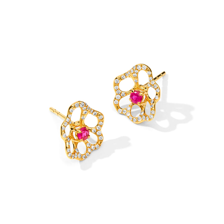 Mini Flora Stud Earrings