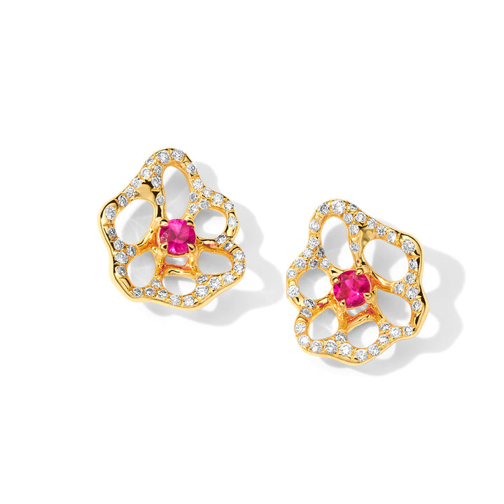 Mini Flora Stud Earrings