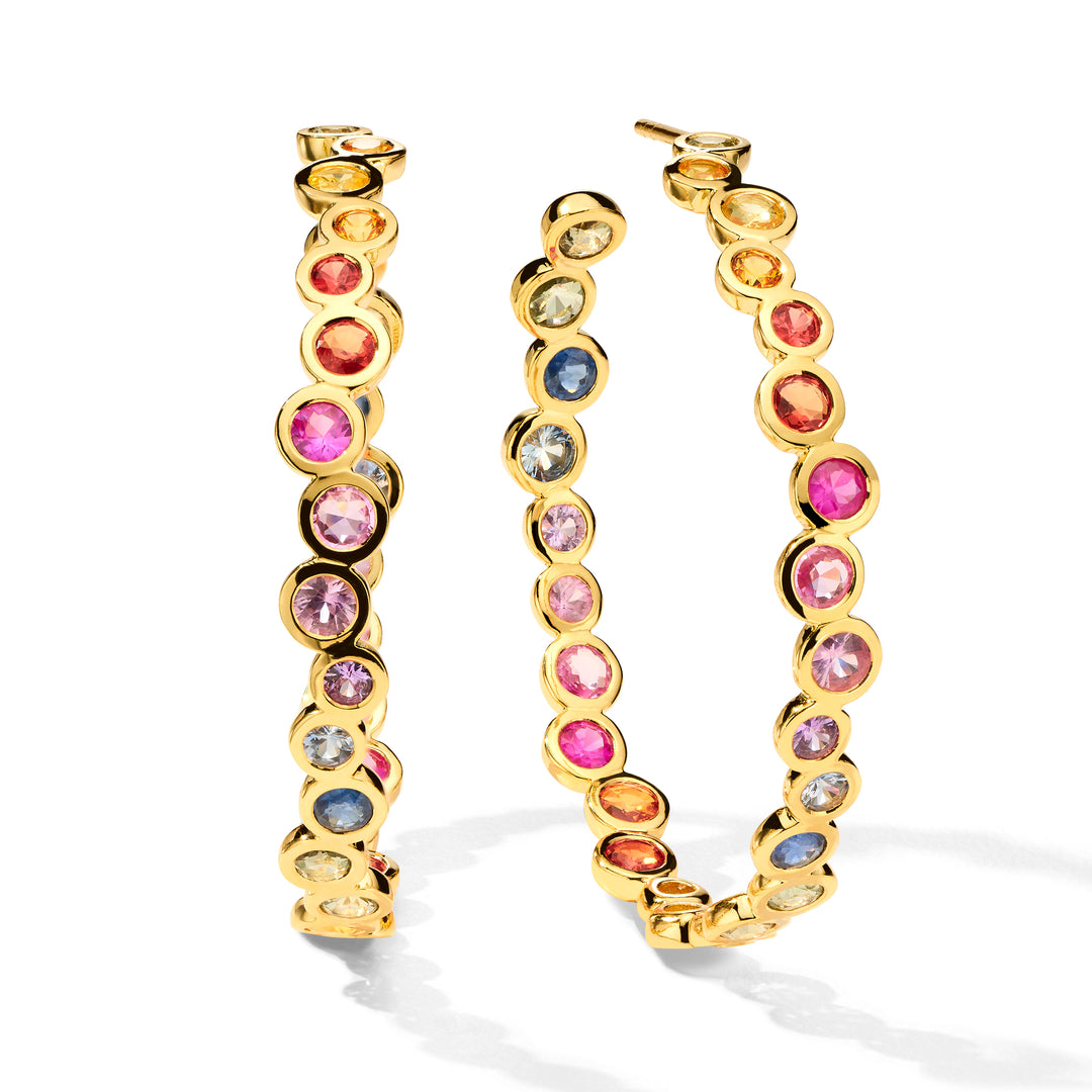 Medium Starlet Hoop Earrings