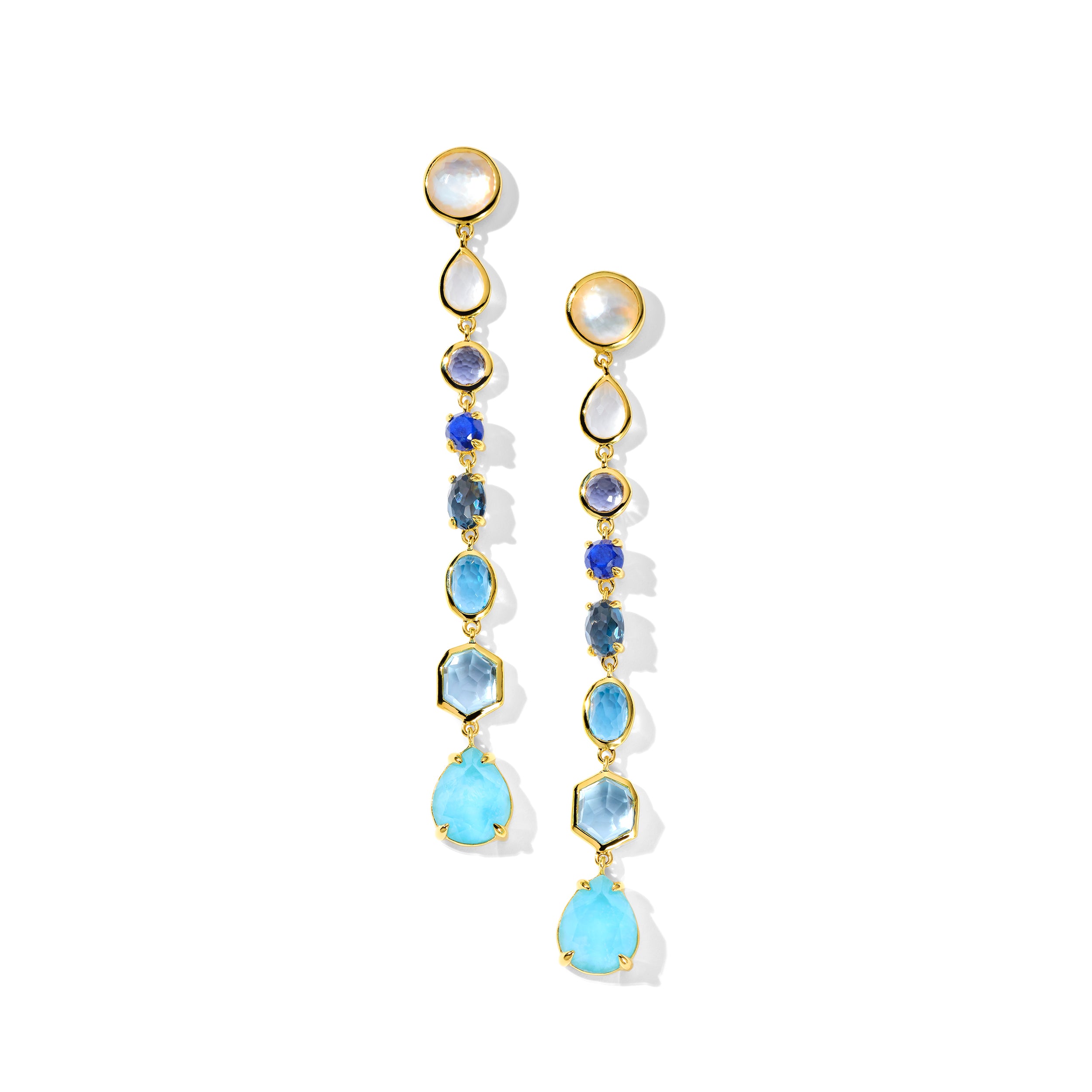 Linear drop earrings discount