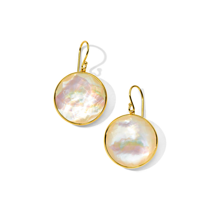Large Stone Drop Earrings