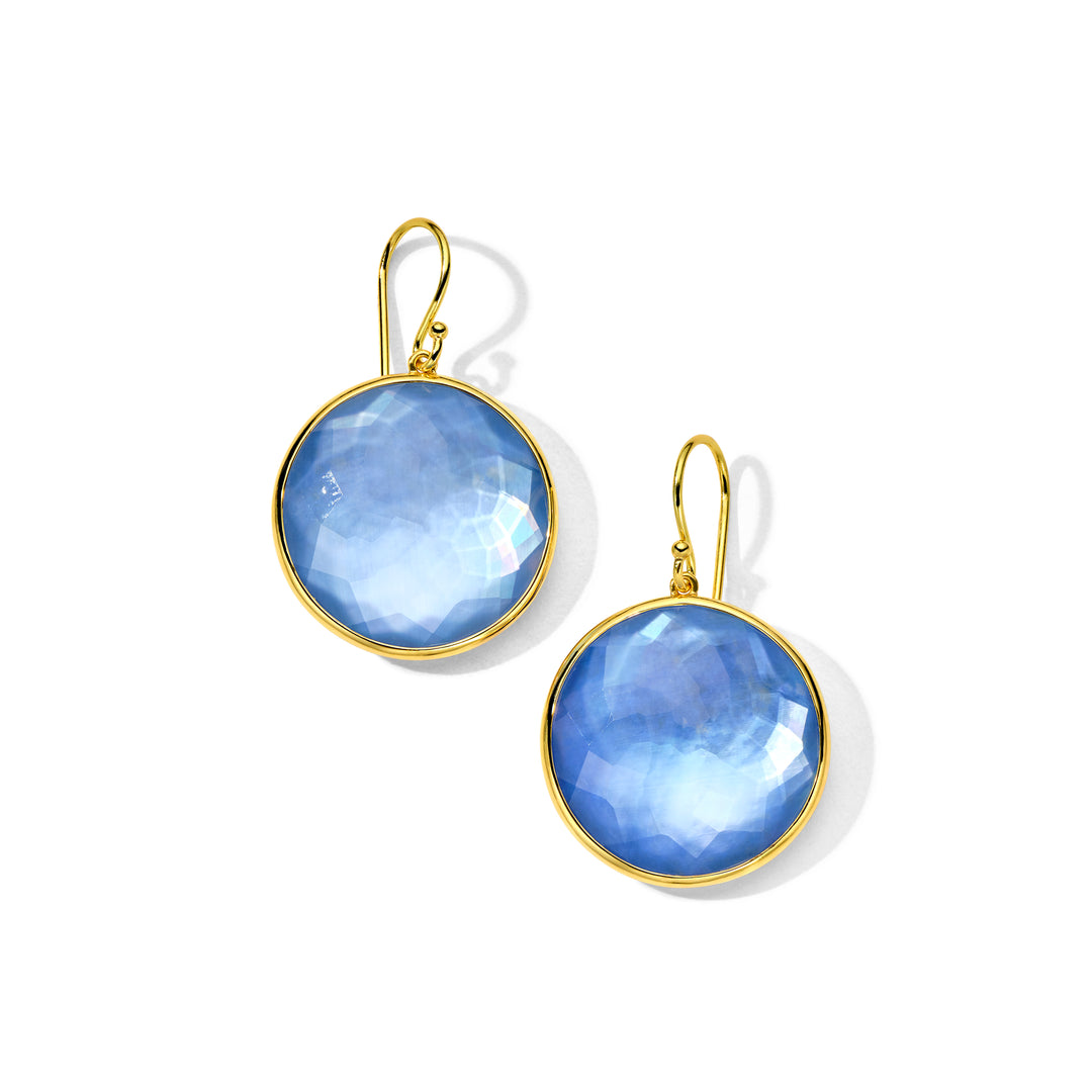 Large Stone Drop Earrings
